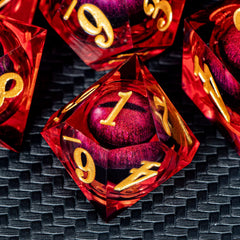 ARUOHHA D12 red resin with crisp readable numbers
