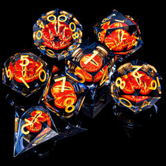 ARUOHHA D6 sharp-edged resin dice for quick, reliable results
