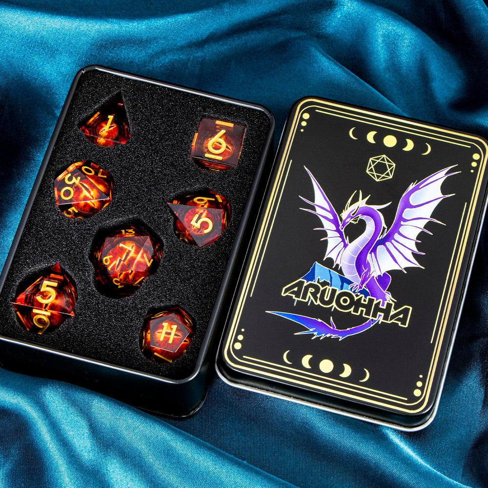 ARUOHHA D20 resin die for epic dice-rolling moments
