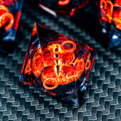 ARUOHHA complete polyhedral set including D4 D6 D8 D10 D12 D20 for versatile sessions