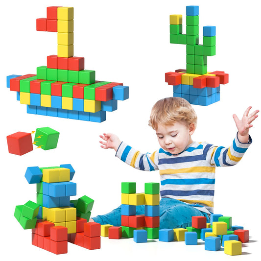 Asago magnetic blocks 56pcs assembly enable imaginative building play.