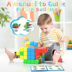 Asago magnetic blocks set being cleaned after play sessions.