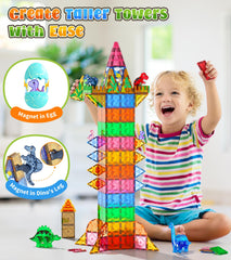 Asago magnetic blocks toddler play developing hand-eye coordination through STEM-style building