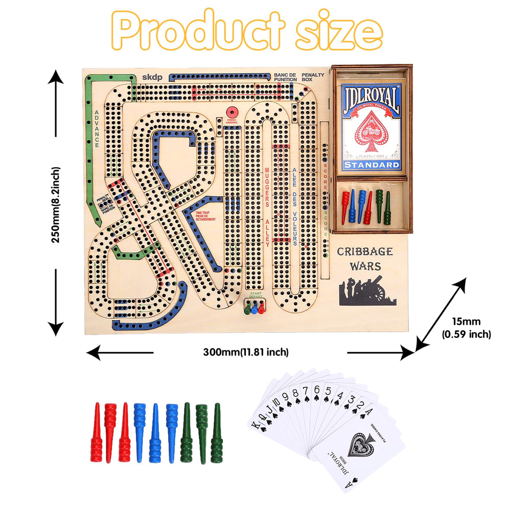 Asaint Cribbage Wars board game ideal for family gatherings and social nights.