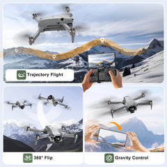 ASFSFQ Pro drone included accessories kit for quick setup.