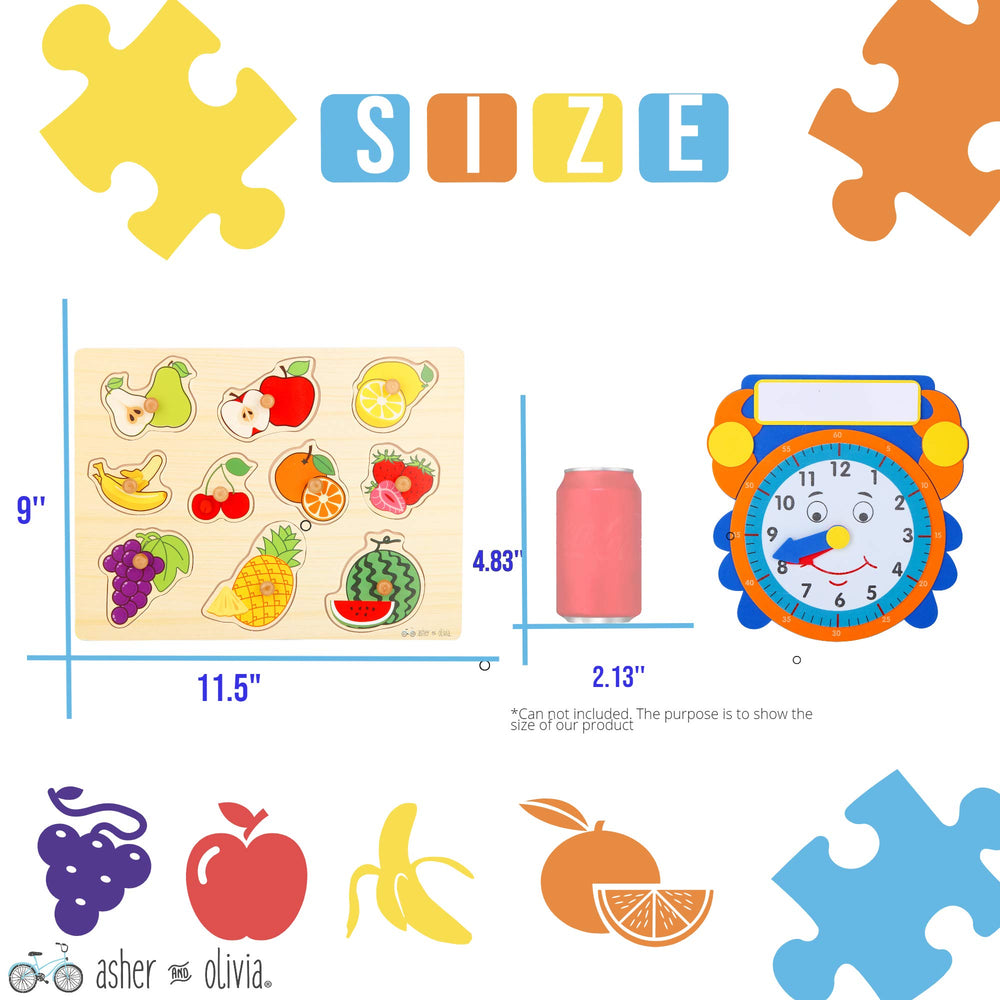 Asher and Olivia vehicle puzzle promotes pretend play with cars and shapes