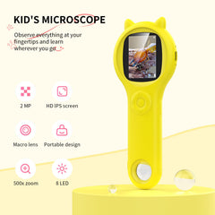 Ashfly encourages curiosity with hands-on microscopic exploration.