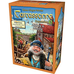 Asmodee Carcassonne Abbey and Mayor expansion land tiles highlighting new layout options