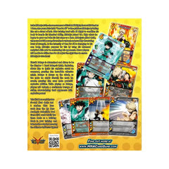 Asmodee MHA CCG rare cards peek in Izuku Midoriya vs Katsuki set.