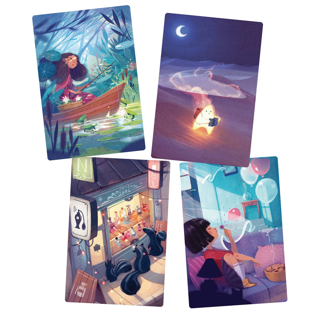 Asmodee Stella card-selection highlights strategy and alignment.