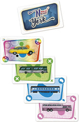 Asmodee Ticket to Ride New York board edge details highlight layout.