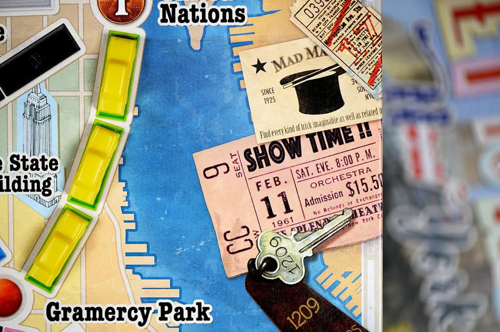 Asmodee Ticket to Ride New York score pad keeps progress easy.