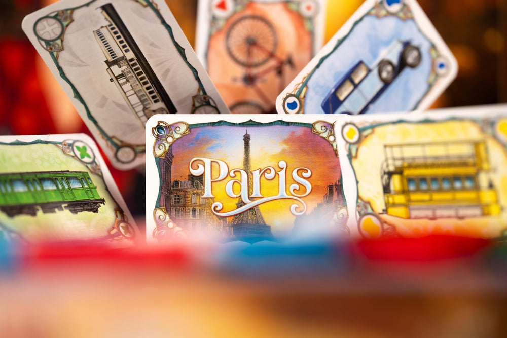 Asmodee Ticket to Ride Paris family-friendly game for ages eight and up