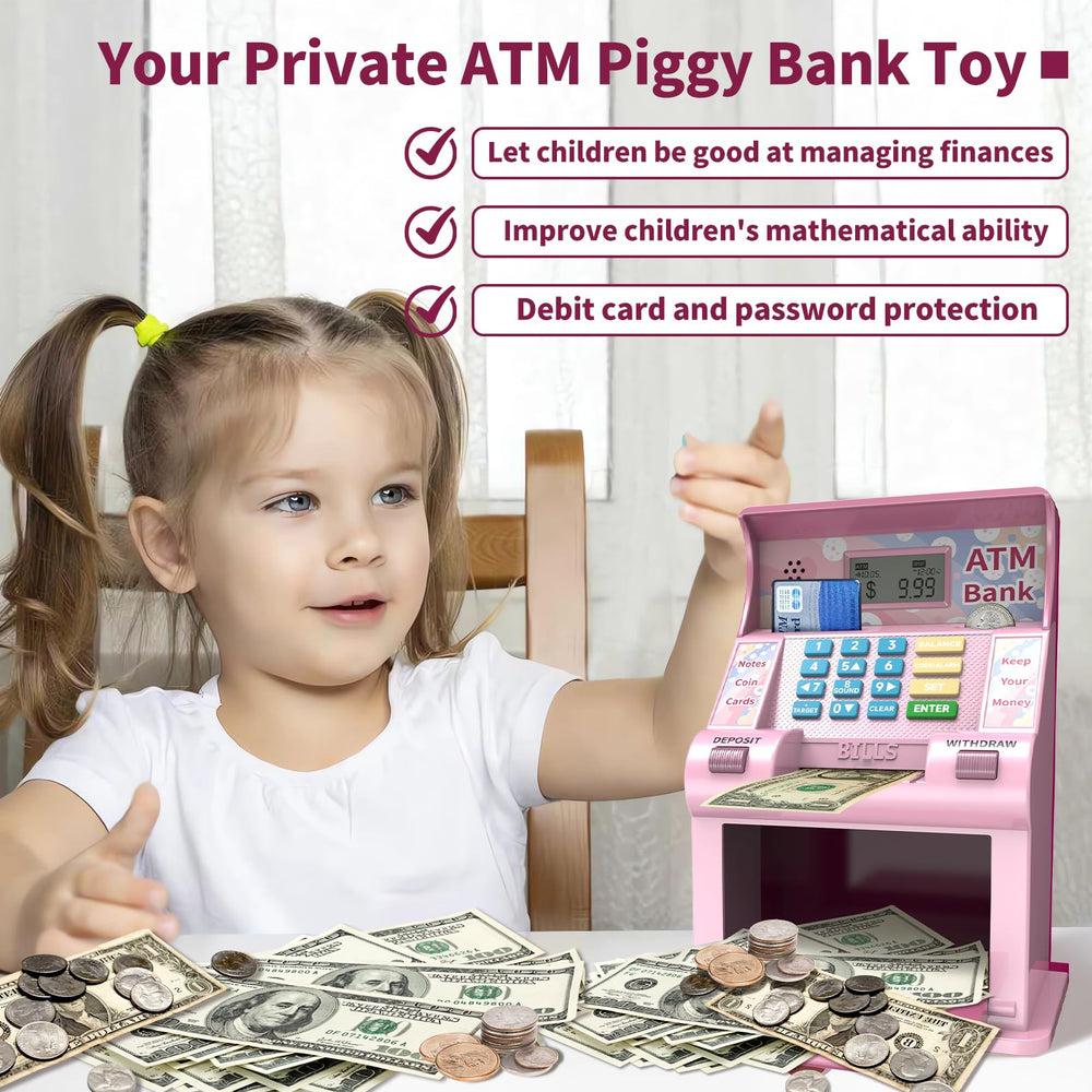 ASRIO ATM piggy bank coin recognition reads each coin clearly