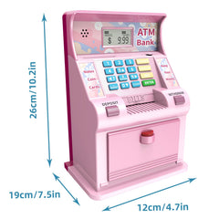 ASRIO ATM piggy bank gift for kids promotes practical money learning