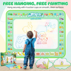 Assark doodle templates guide creative scenes and storytelling on the mat.