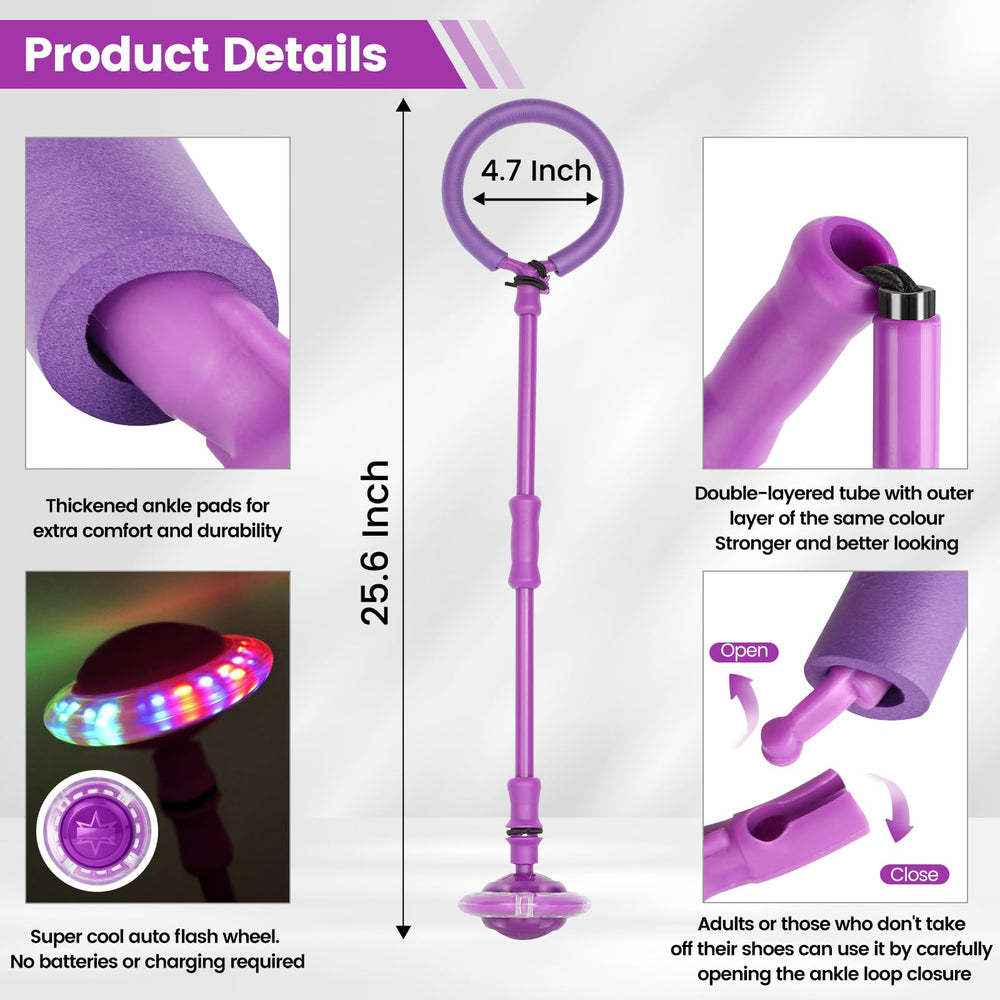 Astrell Skip Ball padded foot ring protects ankles during active play.