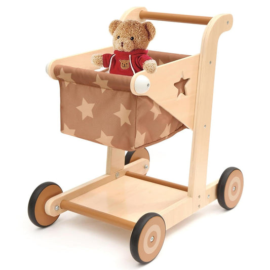 Asweets 2 in 1 wooden walker with push feature supports early walking and independent exploration