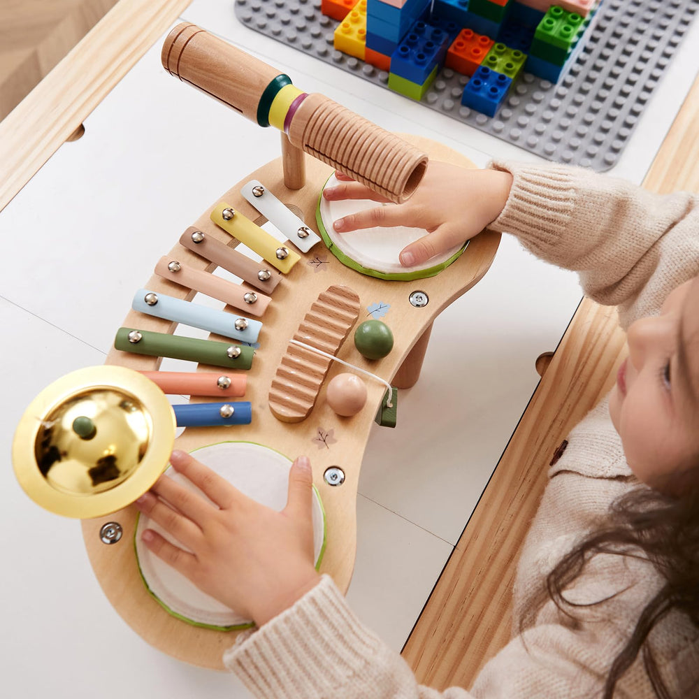 Asweets 7-in-1 drum set xylophone enhances rhythm discovery