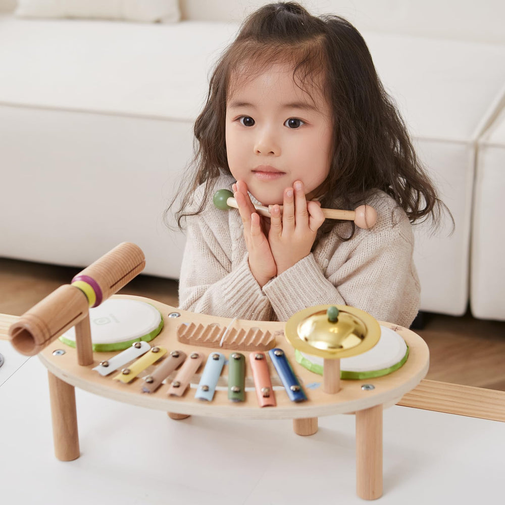 Asweets wooden sticks for little hands and tapping practice