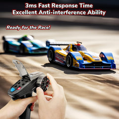 ATA HOBBY DUMBORC X6PM-350 transmitter side view highlighting compact portable design