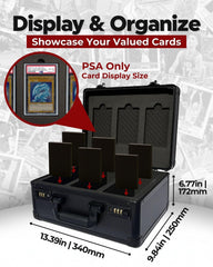 Six foam inserts inside the ATCOVE case secure cards during transport
