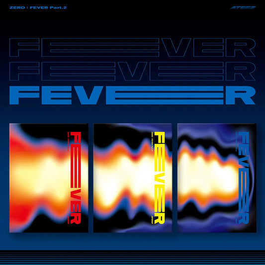 ATEEZ ZERO: FEVER Part.2 Z ver album cover with bold colors for display.