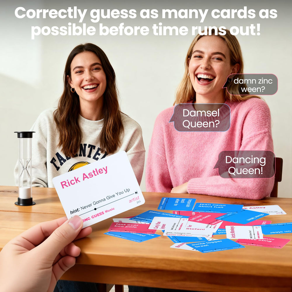 Players shout answers in a high-energy family-friendly challenge.