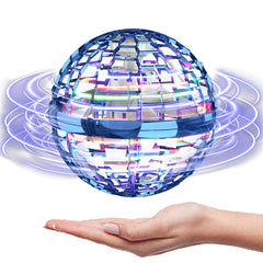 ATHLERIA Magic Flying Orb Ball glows during flight for night play and coordination.