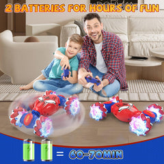 ATHLERIA includes two remotes with batteries for immediate play.
