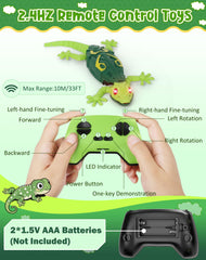 Athleria ready-to-play set includes gecko, remote, charger, and manual