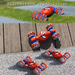 ATHLERIA spider-pattern wheels enhance grip during drifts and stunts.