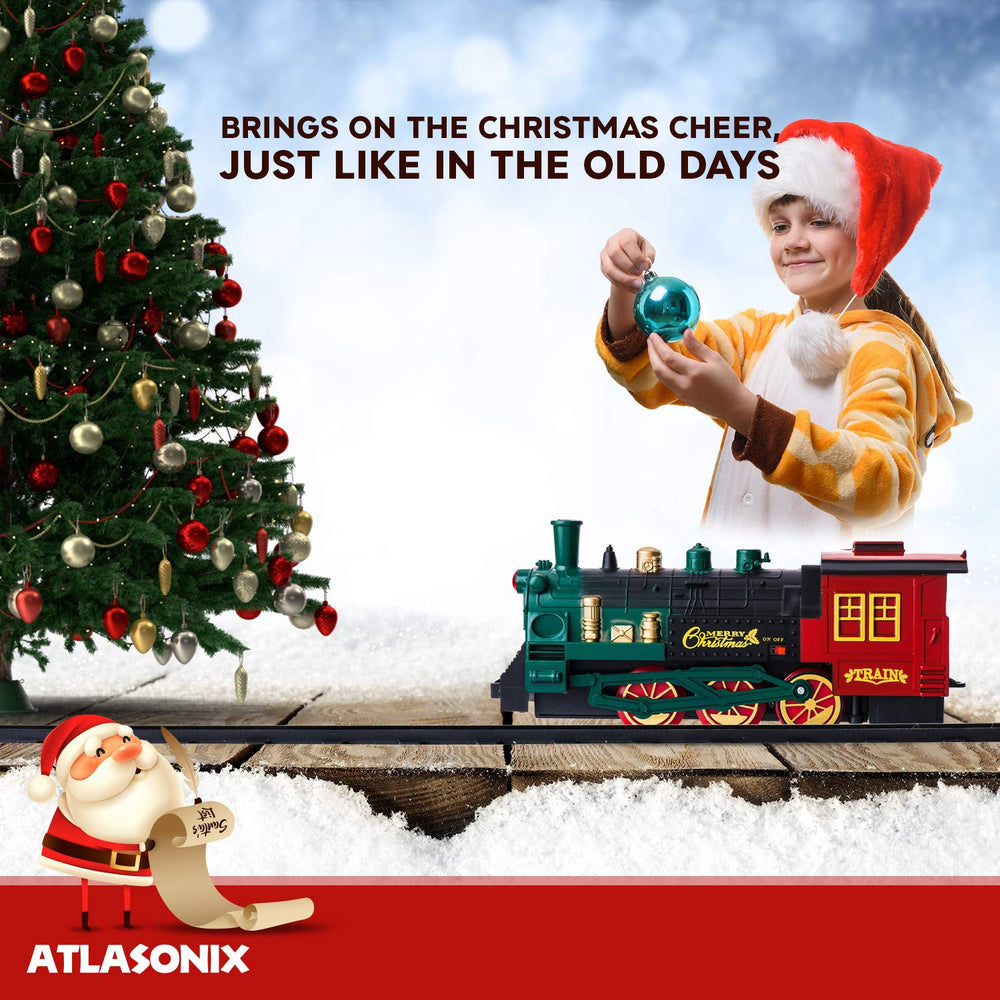 Atlasonix kid-friendly setup invites imaginative play around the tree