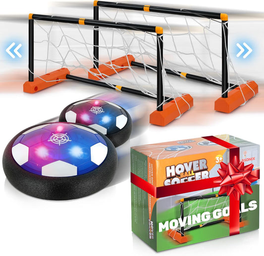 Atlasonix hover ball gliding on carpet for indoor play