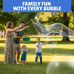 Refilling with Atlasonix liquid keeps bubbles flowing for ongoing fun.