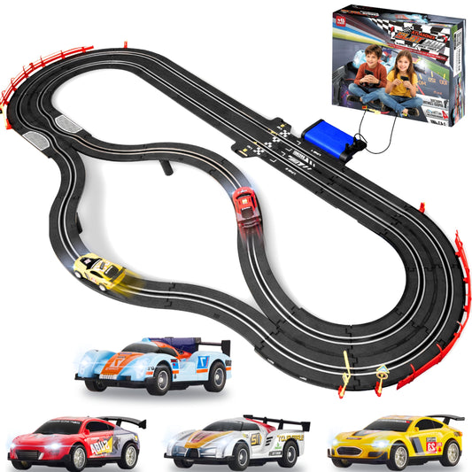 Atlasonix slot car track 160-inch layout for fast, engaging races.