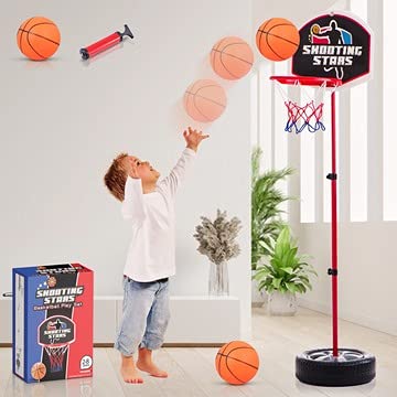 Atlasonix toddler basketball hoop ball included for immediate play