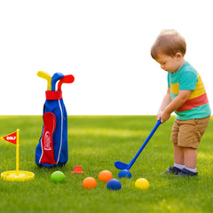 Atlasonix toddler golf clubs set with kid-friendly design for safe indoor or outdoor play.