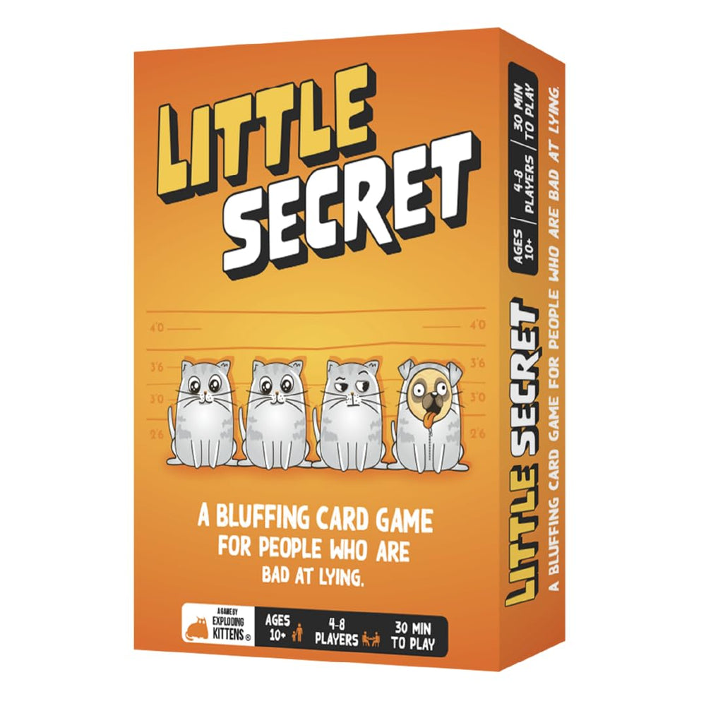 ATM Gaming Little Secret bluffing board game—uncover lies during family night