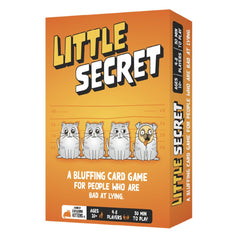 ATM Gaming Little Secret bluffing board game—uncover lies during family night