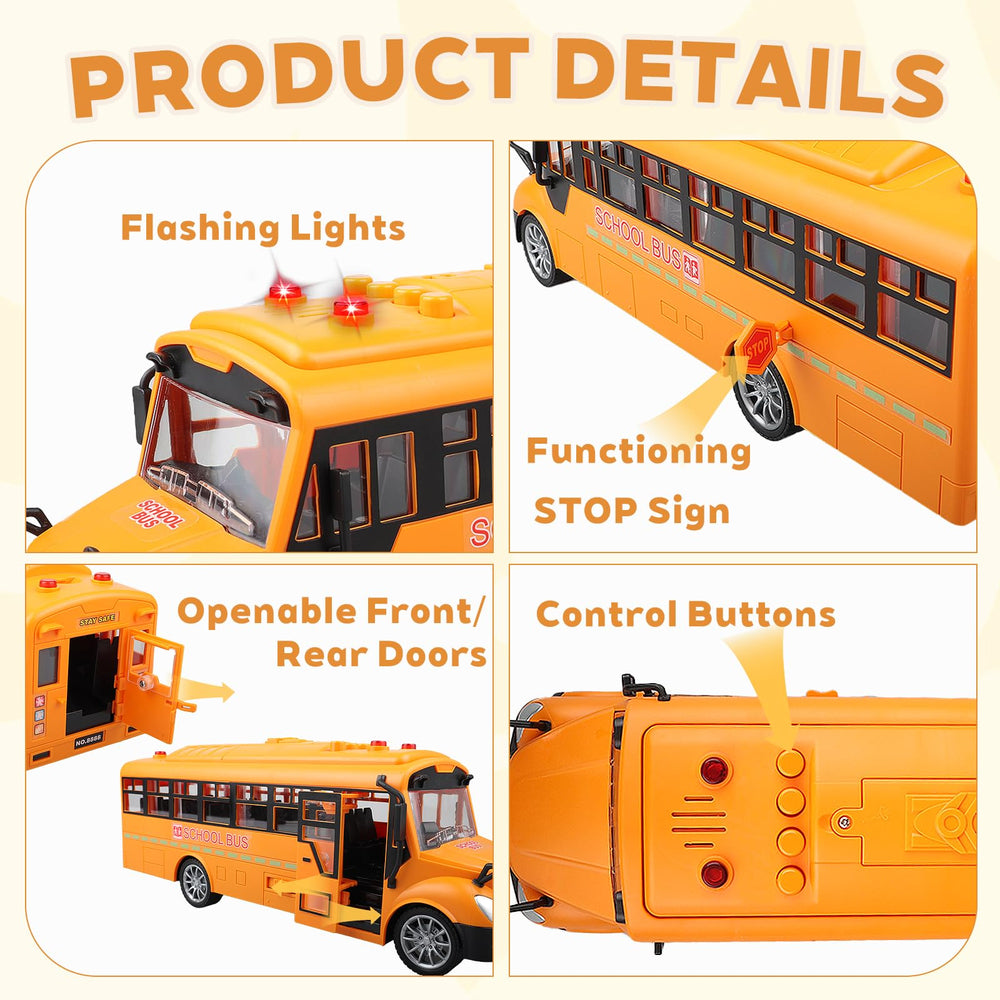 AtomDream Tech school bus top cover lift demonstrates design versatility for creative storytelling.