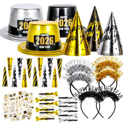 Atonofun 2026 hats assortment for a festive New Year's Eve celebration