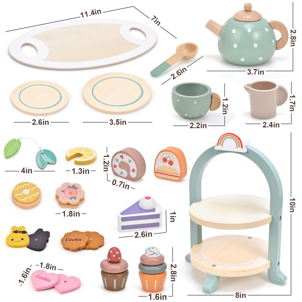 Atoylink 28-piece tea set makes a thoughtful gift for birthdays