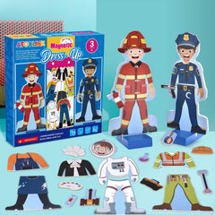 Atoylink occupations play set featuring policemen and doctors for storytelling.