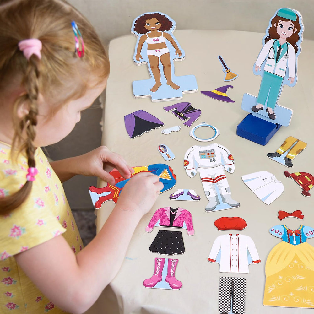 Safe wooden construction with rounded edges for worry-free play.