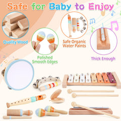 ATOYUS wooden instruments double as cute nursery decor for rooms