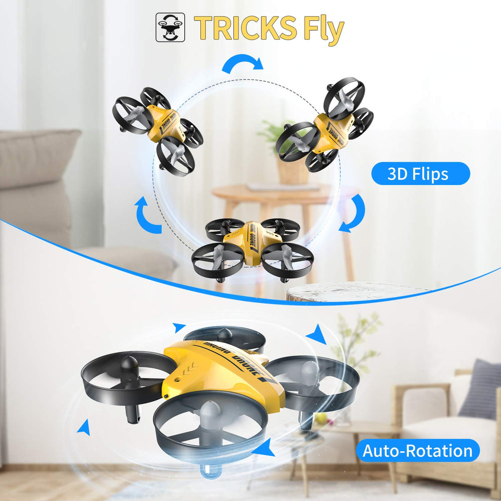 ATOYX Mini Drone performs 3D flips for dynamic indoor fun