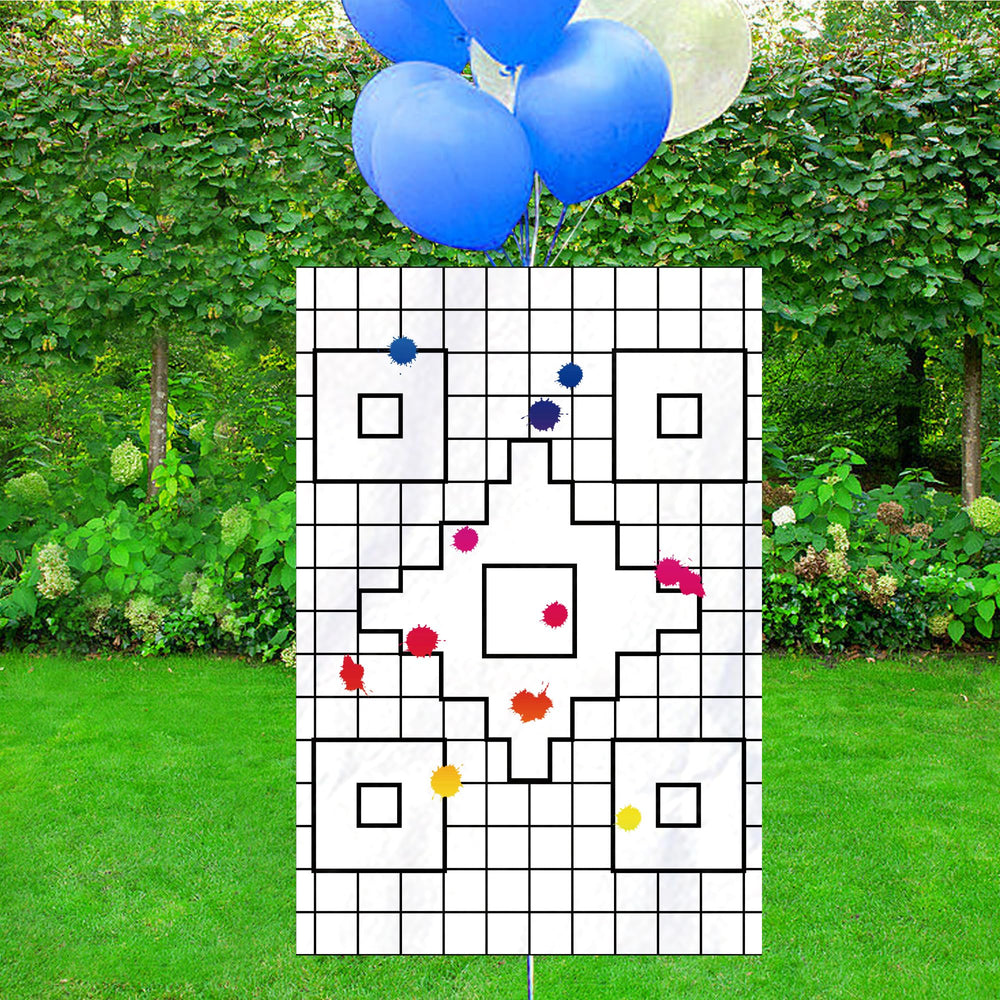 AUBESTKER splatter colors target traces gel ammo with visible feedback during play