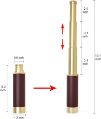 Aubric collapsible telescope in compact pocket size