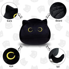 AudeRhine soft plush cat for kids rooms, gifting with charm